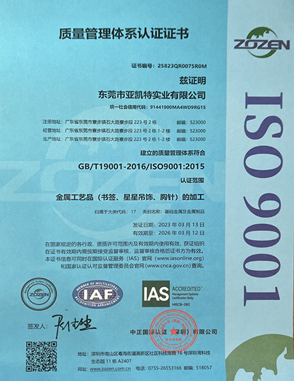 ISO 9001 CN