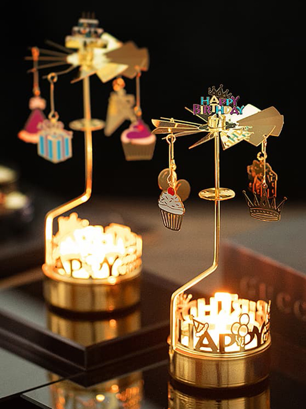 生日PARTY旋转烛台-SSC230021B 生日PARTY旋转烛台-SSC230021B