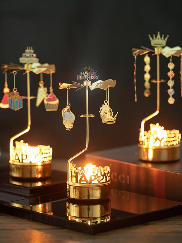 生日PARTY旋转烛台-SSC230021B